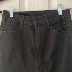 Mother Black The Hustler Ankle Fray Size 25